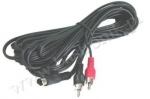  -> Kabel połączeniowy SVHS<br>wtyk/2RCA 5m